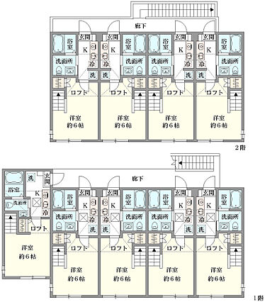 １K×9戸の新...