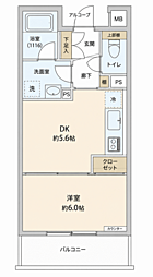 ソフィアーレ代官山 1DKの間取図画像