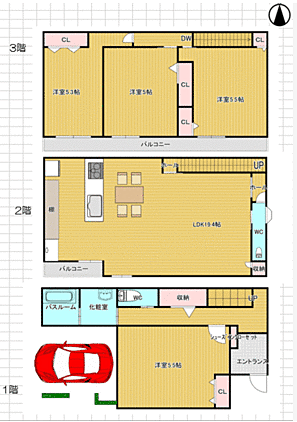 間取りを拡大表示