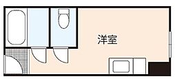 セントラル瀬戸内ビル ワンルームの間取図画像