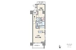 ザ・グランデレガーロ浅草 1LDKの間取図画像