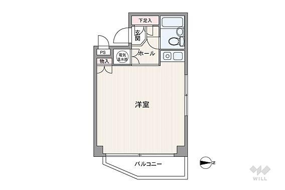間取りは専有面...