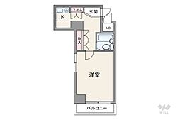 ストーク東池袋 1Kの間取図画像