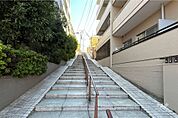 敷地北側の前面道路