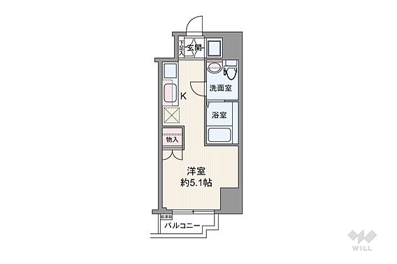 間取りは専有面...