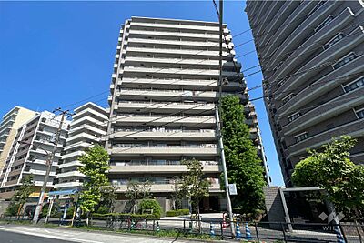 外観:コスモ浅草桜橋リバーステージの外観(南西側から) 外観:コスモ浅草桜橋リバーステージの外観(南西側から)