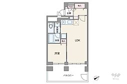 小日向マンション 1LDKの間取図画像