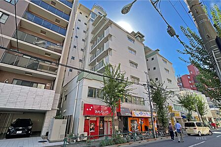 鶯谷永谷マンションの外観(北東側から)