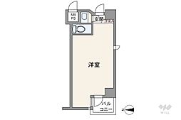 ニュー池袋ハイツ ワンルームの間取図画像