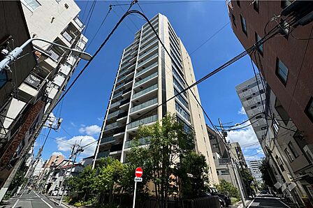 リビオレゾン上野入谷ザテラスの外観(南西側から)