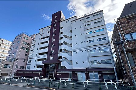 旭ヶ丘マンション（豊島区）の外観（西側から）