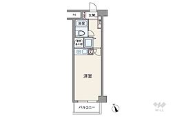 ライオンズステーションプラザ大塚第2 ワンルームの間取図画像