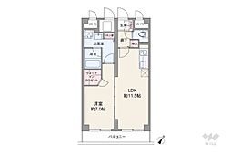 ライオンズマンション南大塚 1LDKの間取図画像