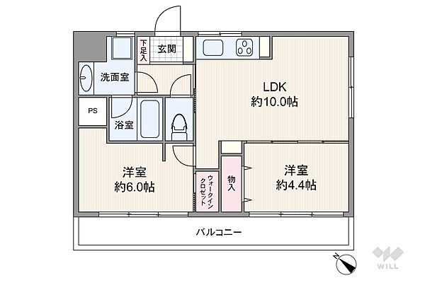 間取りを拡大表示