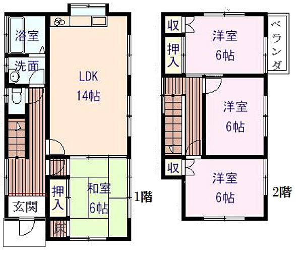 間取りを拡大表示
