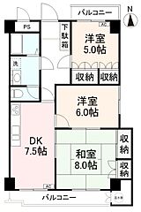 物件の間取り