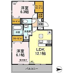 物件の間取り