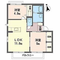物件の間取り