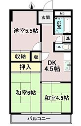 高座ビルカルチエの間取図画像