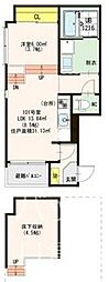 エトワールピア 1LDKの間取図画像