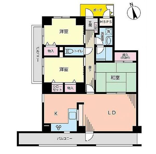 間取りを拡大表示