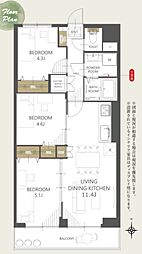 売りマンション 東武大師前サンライトマンション3号館
