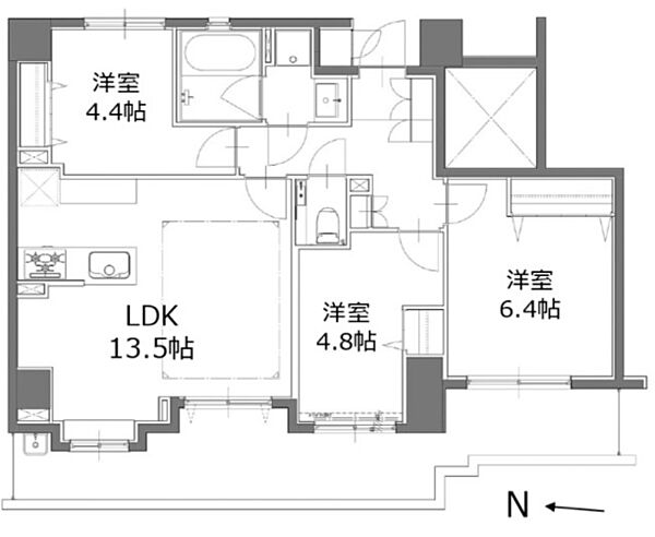 間取りを拡大表示