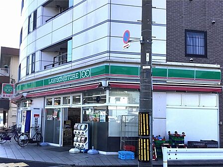 ローソンストア100足立鹿浜店(350m)