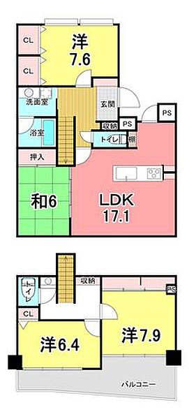 間取りを拡大表示