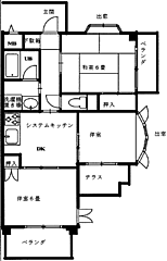 物件の間取り