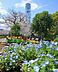 周辺：長光寺橋緑地 徒歩7分。 550m