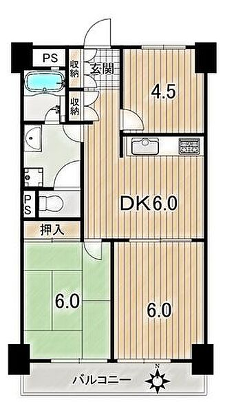 間取りを拡大表示