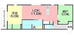 仮)国分南3丁目メゾン 1SLDKの間取図画像