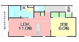 仮)国分南3丁目メゾン 1LDKの間取図画像