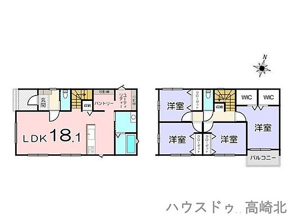 間取りを拡大表示