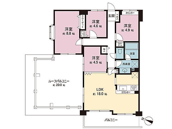 間取りを拡大表示