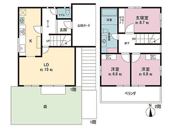 間取りを拡大表示