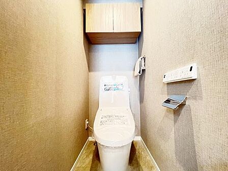 ほっと安らげるトイレ空間です。