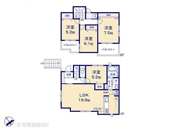 間取りを拡大表示