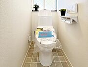 ほっと安らげるトイレ空間です。