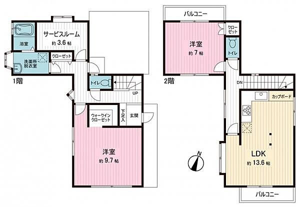 間取りを拡大表示