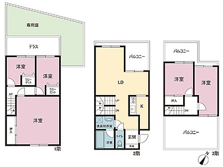 間取図です。図面と異なる場合は現況を優先させていただきます。