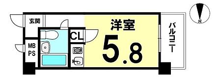 1R 間取り