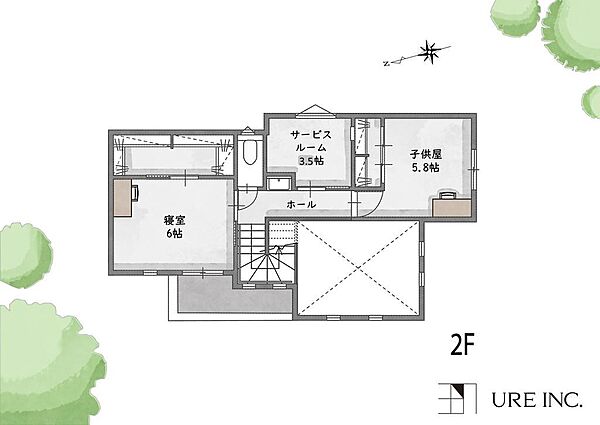 間取りを拡大表示