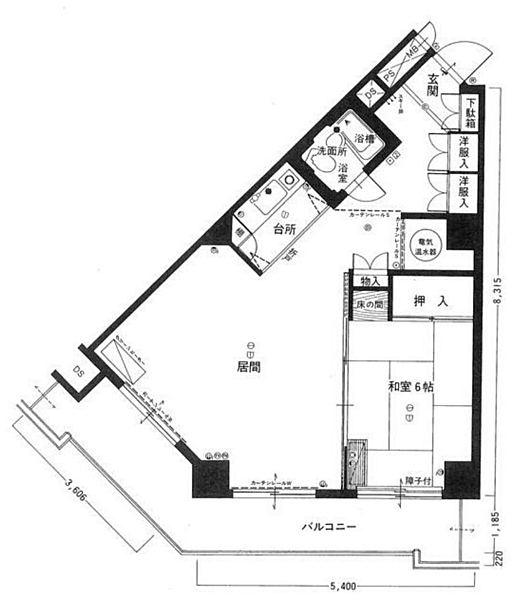 間取りを拡大表示