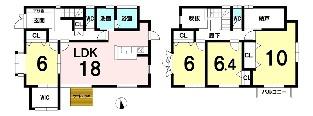 間取り 奈良市左京3丁目