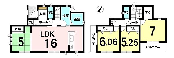 間取りを拡大表示