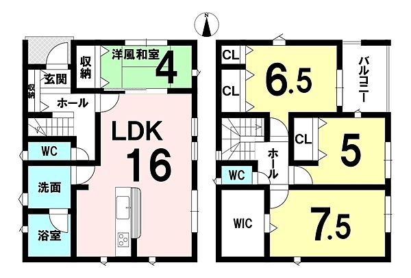 間取りを拡大表示