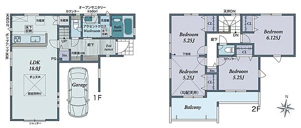 間取りを拡大表示