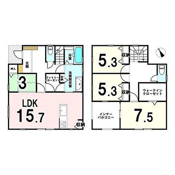間取りを拡大表示